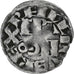 France, Philippe II Auguste, Denier Parisis, 1180-1223, Paris, Billon