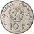 Polinesia francesa, 10 Francs, 1995, Pessac, I.E.O.M., Níquel, SC, KM:8