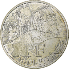 France, 10 Euro, Midi-Pyrénées, 2012, Monnaie de Paris, Silver, AU(50-53)