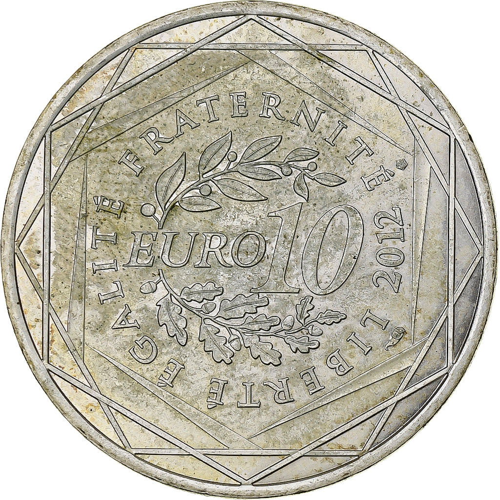 France, 10 Euro, Midi-Pyrénées, 2012, Monnaie de Paris, Silver, AU(50-53)