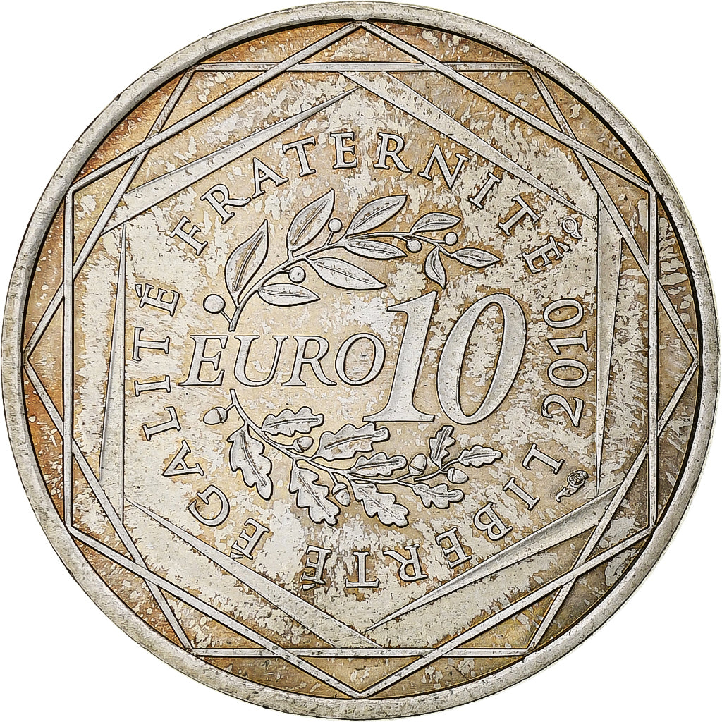 Francia, 10 Euro, Bretagne, 2010, Monnaie de Paris, Plata, EBC, KM:1648