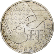 Francia, 10 Euro, Bretagne, 2010, Monnaie de Paris, Argento, SPL-, KM:1648