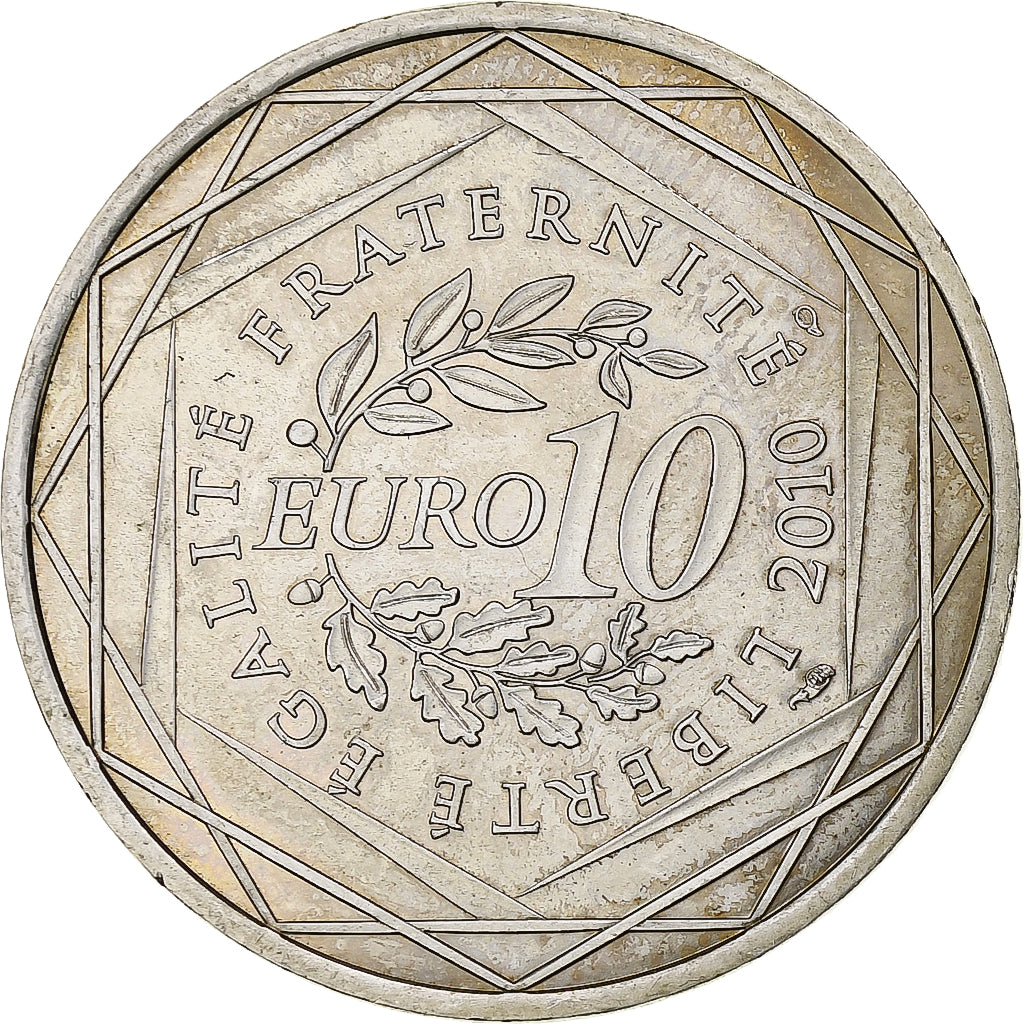 Francia, 10 Euro, Bretagne, 2010, Monnaie de Paris, Plata, EBC, KM:1648