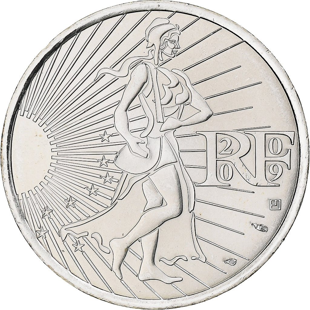 France, 10 Euro, Semeuse, 2009, Monnaie de Paris, Argent, SPL, KM:1580