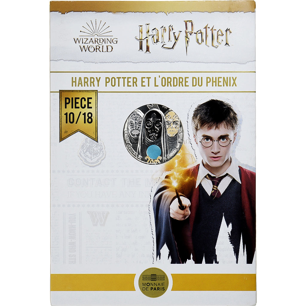 Francia, 10 Euro, Harry Potter et l'ordre du phénix, Colourized, 2021, MDP