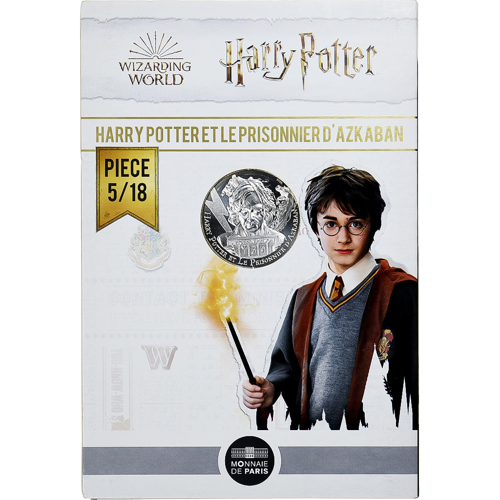 Frankrijk, 10 Euro, Harry Potter et le prisonnier d'Azkaban, 2021, MDP, Zilver