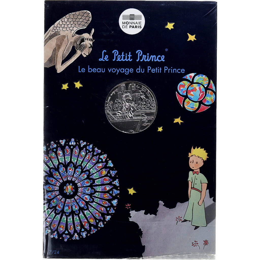 France, 10 Euro, Petit Prince devant Notre-Dame de Paris, 2016, MDP, Argent, FDC