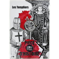 France, 10 Euro, Les Templiers, 2019, MDP, Argent, FDC