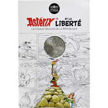 França, 10 Euro, Asterix Liberté (La grande traversée), 2015, MDP, Prata