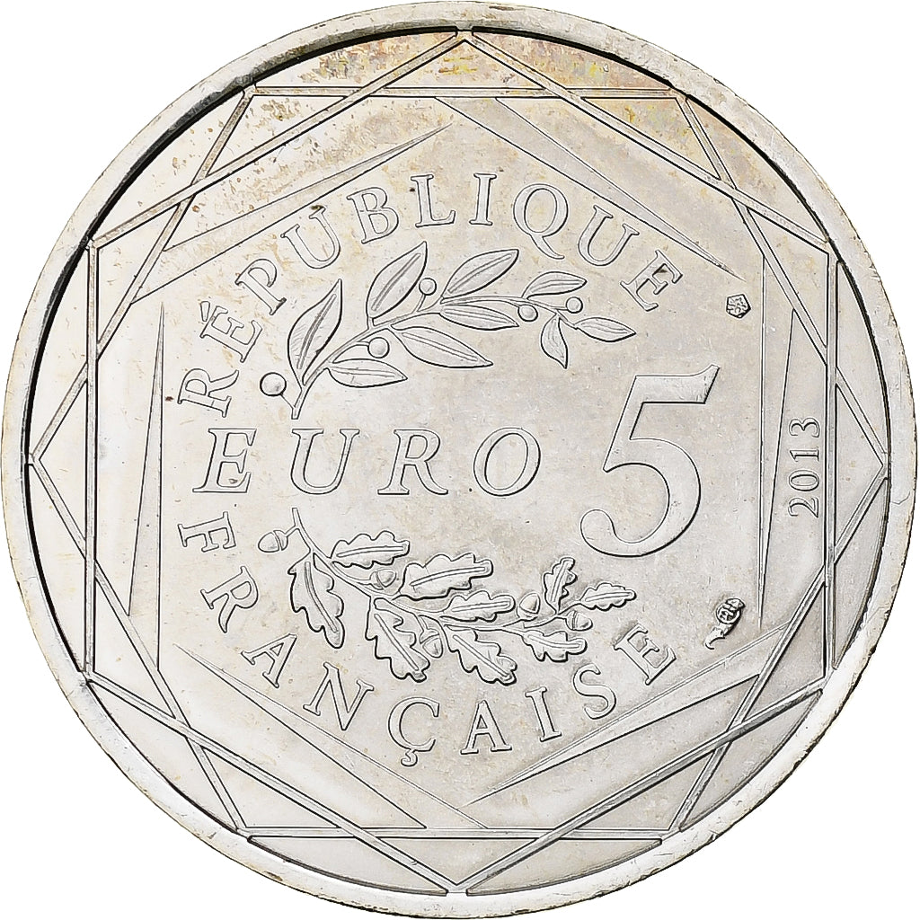 France, 5 Euro, Liberté, 2013, Monnaie de Paris, Silver, MS(63)