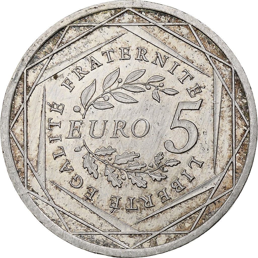 France, 5 Euro, Semeuse, 2008, Monnaie de Paris, Argent, SUP