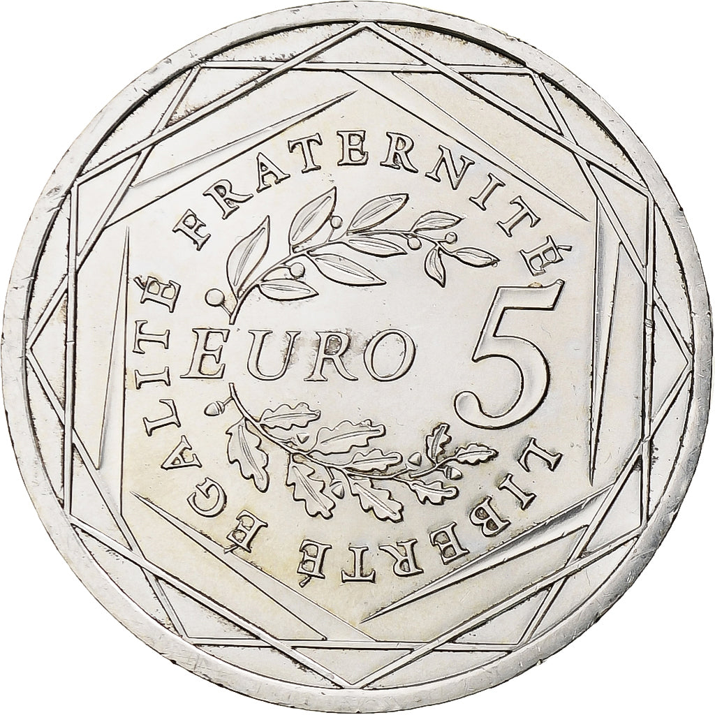 France, 5 Euro, Semeuse, 2008, Monnaie de Paris, Argent, SUP