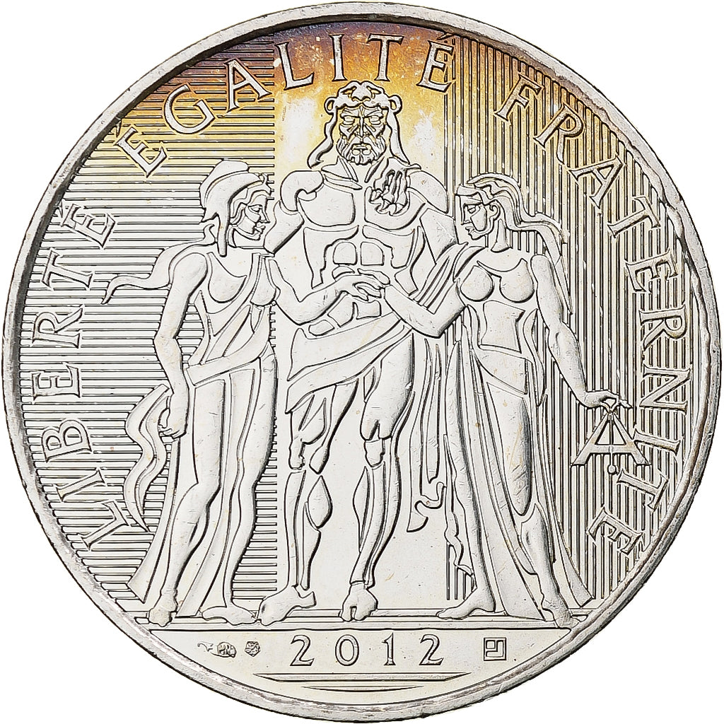 France, 10 Euro, Hercule, 2012, Monnaie de Paris, Silver, MS(63)