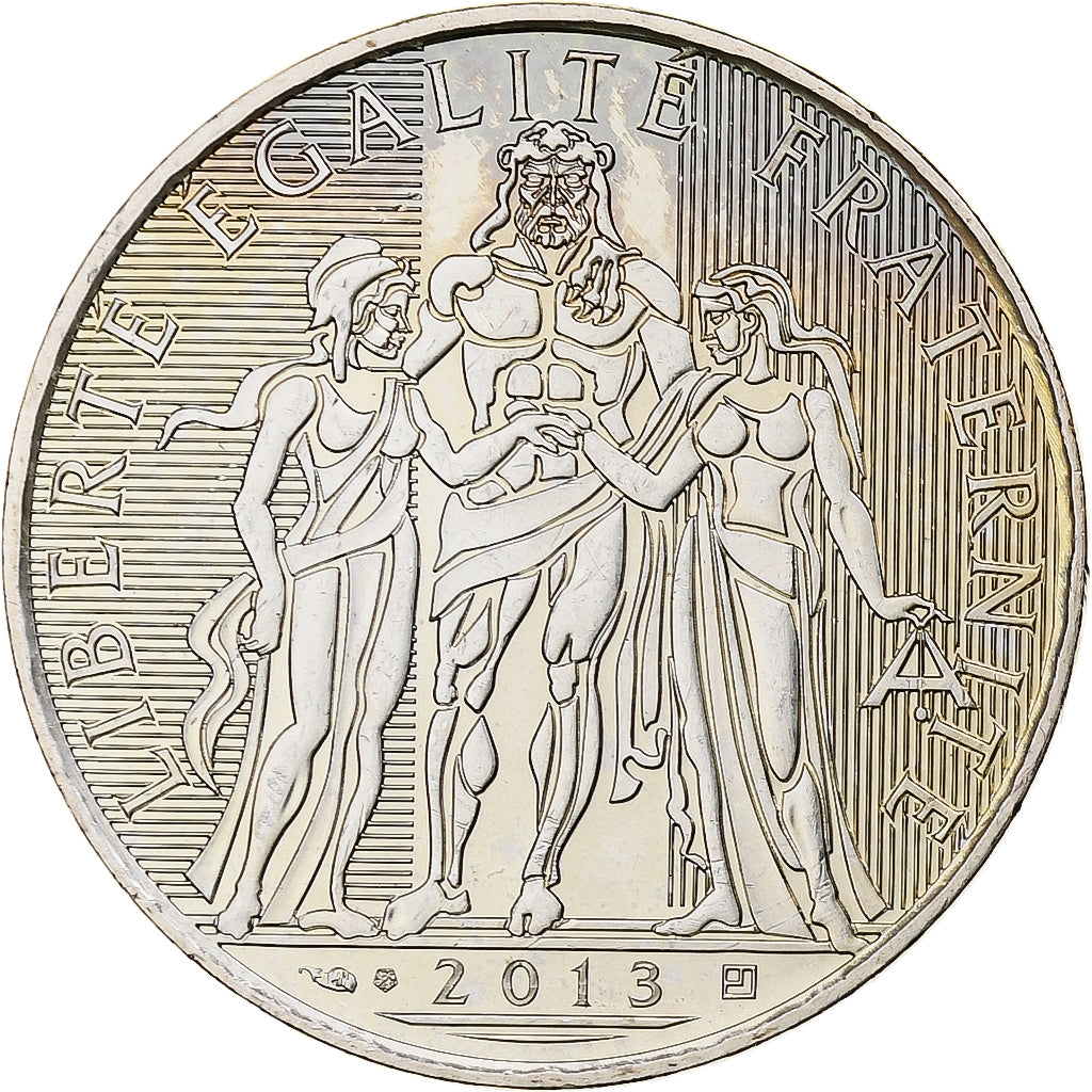 France, 10 Euro, Hercule, 2013, Monnaie de Paris, Silver, MS(63)