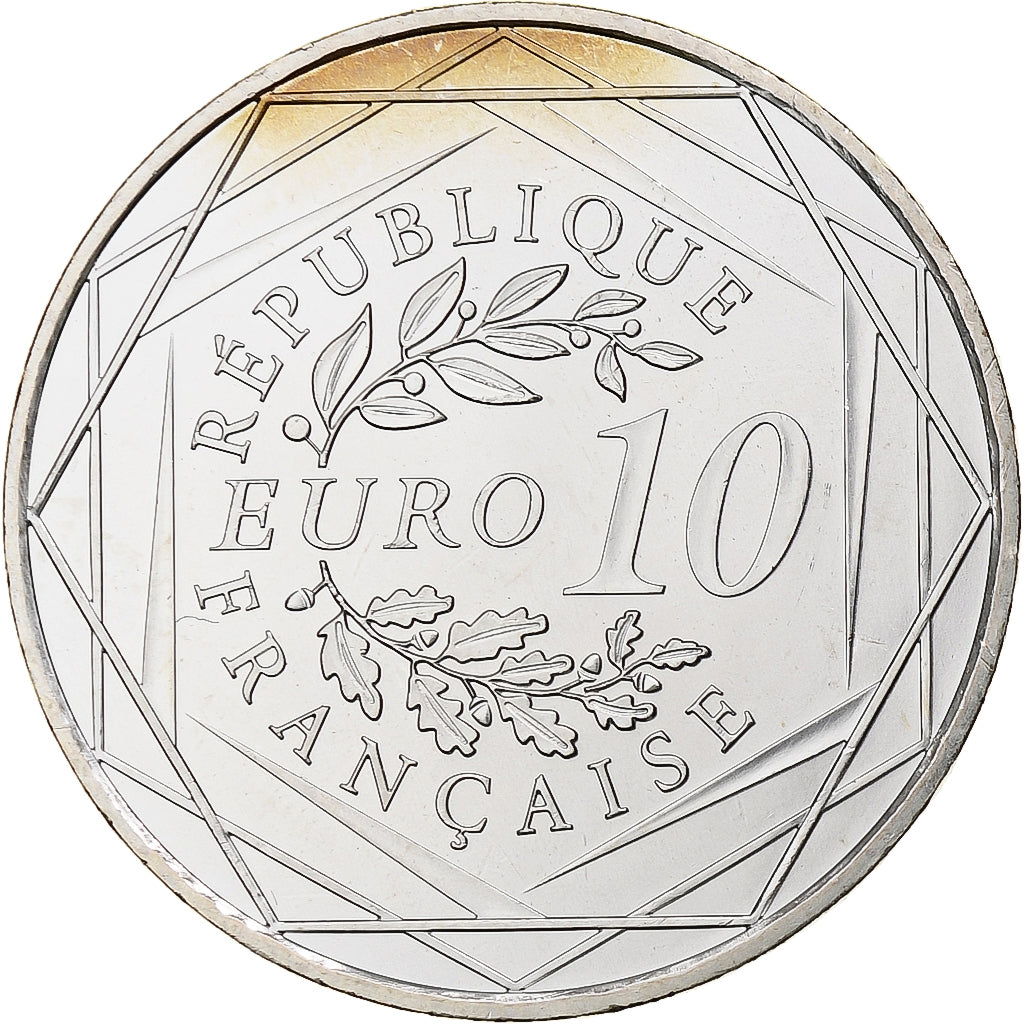 França, 10 Euro, Hercule, 2013, Monnaie de Paris, Prata, MS(63)
