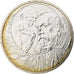 França, 10 Euro, Auguste Rodin, 2017, Monnaie de Paris, Prata, MS(63)