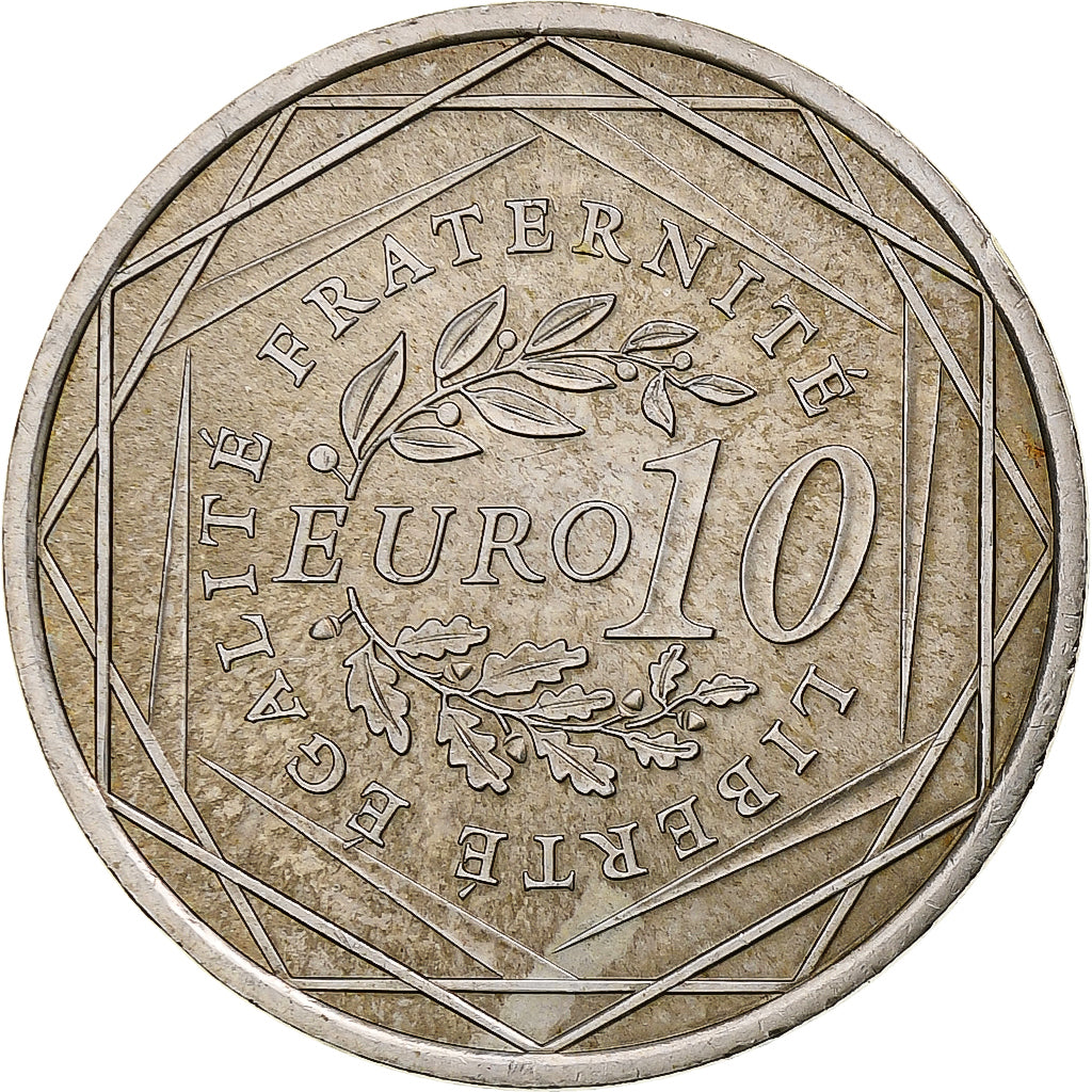 France, 10 Euro, Semeuse, 2009, Monnaie de Paris, Argent, TTB+