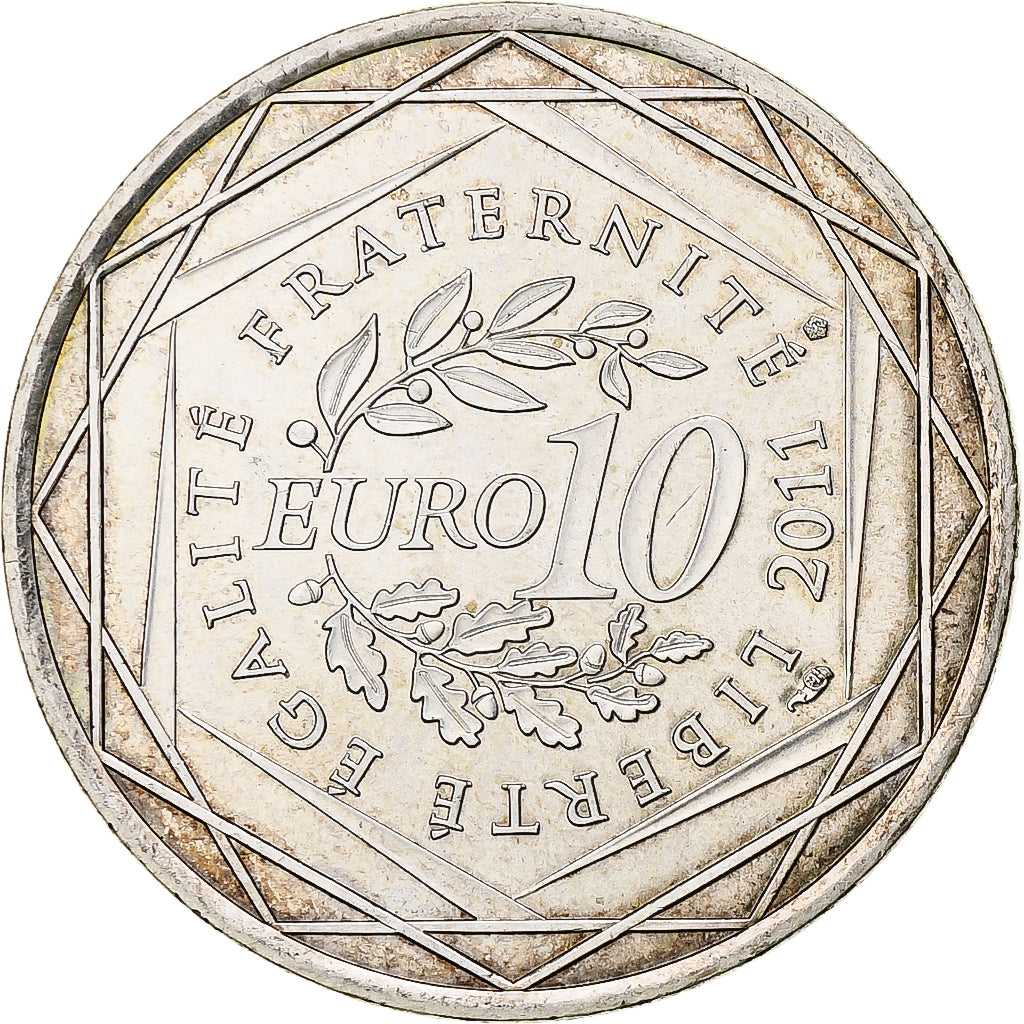 Frankreich, 10 Euro, Bretagne, 2011, Monnaie de Paris, Silber, VZ+
