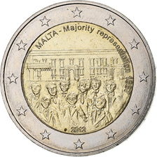 Malta, 2 Euro, Majority Representation, 2012, Utrecht, Bimetaliczny, MS(63)