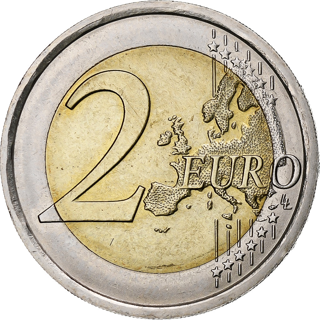 Italy, 2 Euro, Galileo Galilei, 2014, Rome, Bi-Metallic, MS(63)