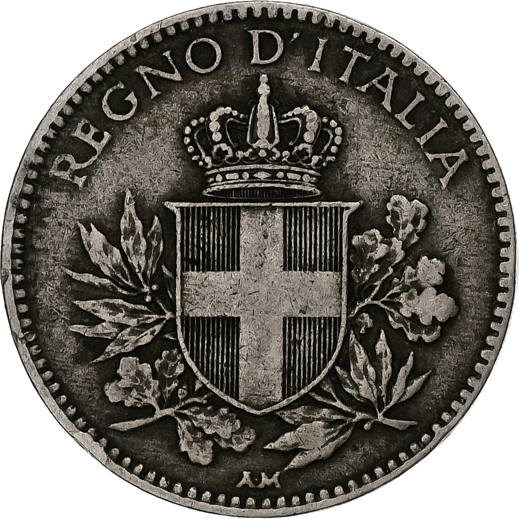 Italy, Vittorio Emanuele III, 20 Centesimi, 1919, Rome, Copper-nickel, EF(40-45)