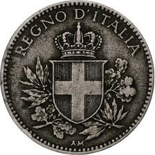 Italie, Vittorio Emanuele III, 20 Centesimi, 1919, Rome, Cupro-nickel, TTB