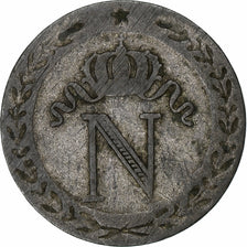 Frankrijk, Napoleon I, 10 Centimes, Rouen, Billon, FR, Gadoury:190, KM:676