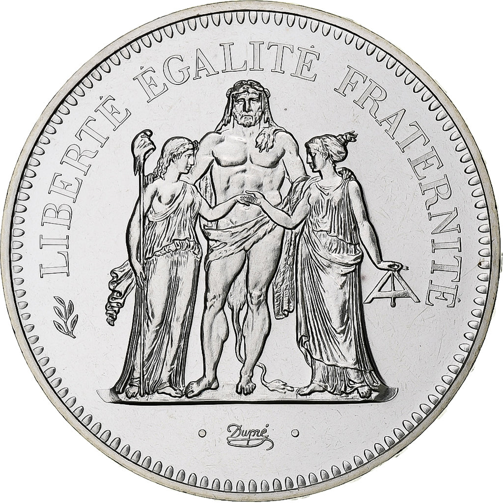 France, 50 Francs, Hercule, 1980, Monnaie de Paris, série FDC, Argent, FDC