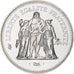 France, 50 Francs, Hercule, 1980, Monnaie de Paris, série FDC, Silver