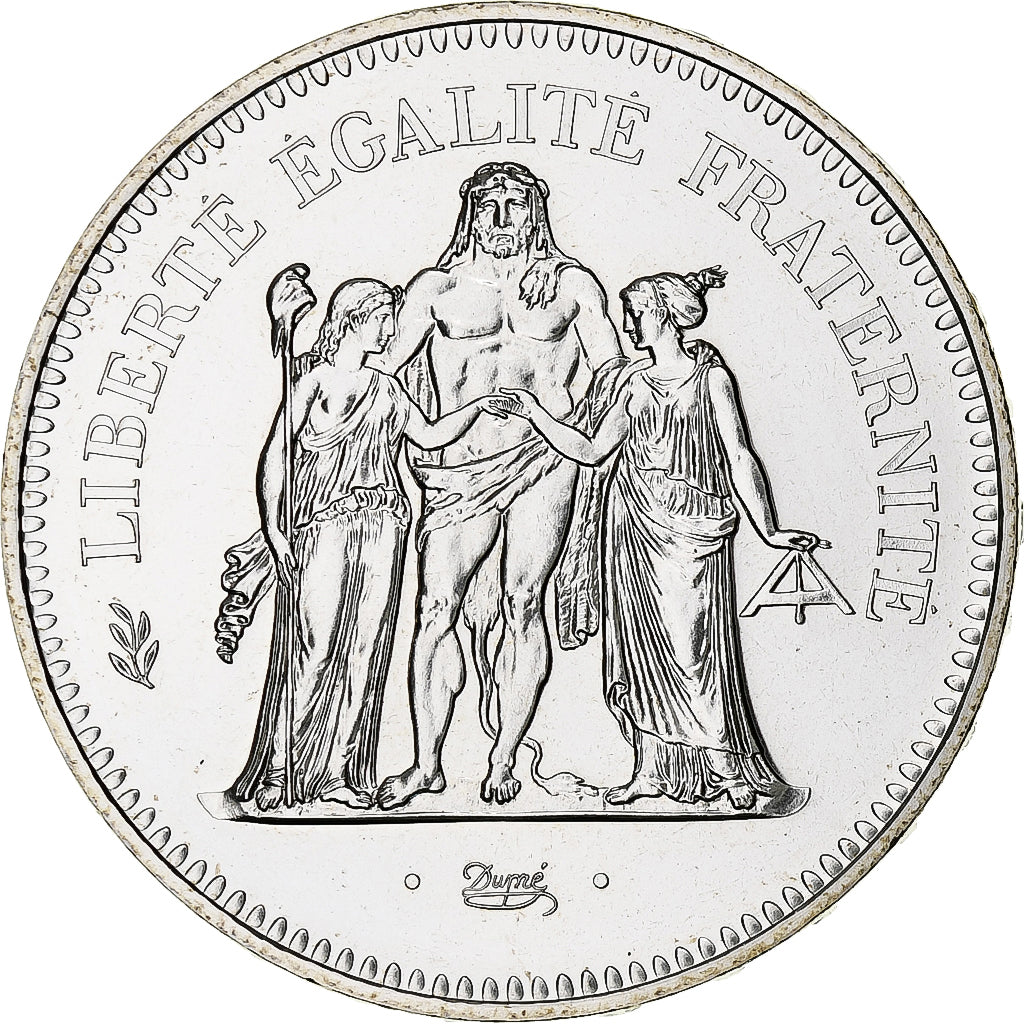 France, 50 Francs, Hercule, 1980, Monnaie de Paris, série FDC, Argent, FDC