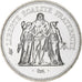 France, 50 Francs, Hercule, 1980, Monnaie de Paris, série FDC, Argent, FDC