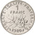 França, Franc, Semeuse, 1980, Monnaie de Paris, série FDC, Níquel, MS(65-70)