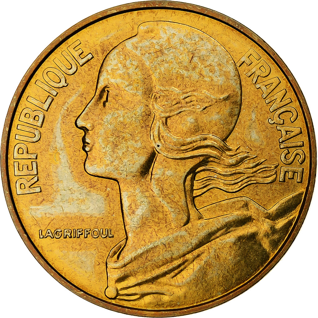 Francia, 20 Centimes, Marianne, 1980, Monnaie de Paris, série FDC
