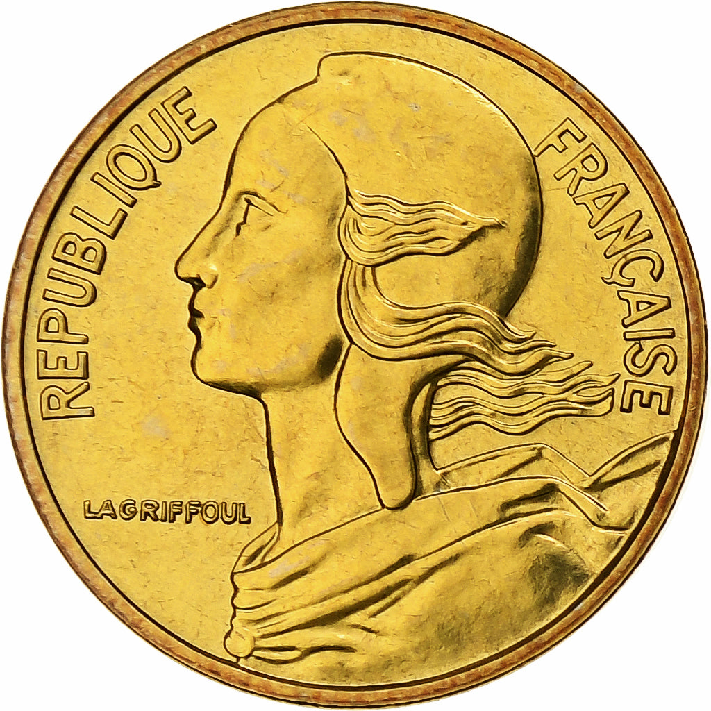 Frankrijk, 5 Centimes, Marianne, 1980, Monnaie de Paris, série FDC