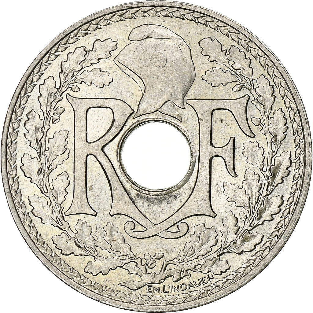 France, 25 Centimes, Lindauer, .1939., Paris, Maillechort, MS(64), Gadoury:381