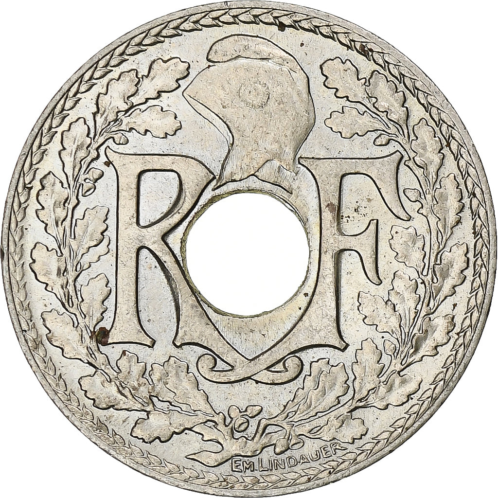 Frankrijk, 10 Centimes, Lindauer, .1939., Paris, Maillechort, UNC, Gadoury:287