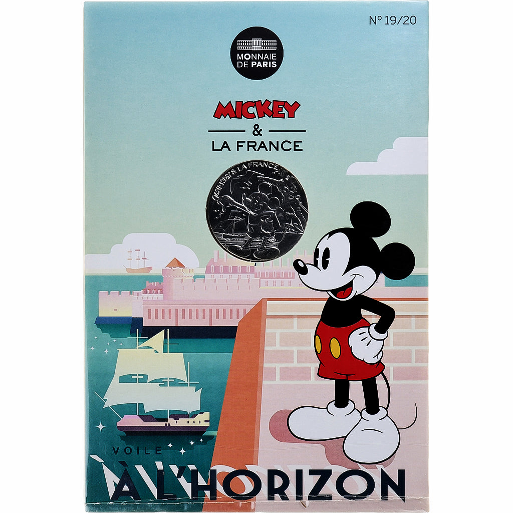 France, 10 Euro, Mickey Voile à l'horizon, 2018, Monnaie de Paris, Argent, FDC