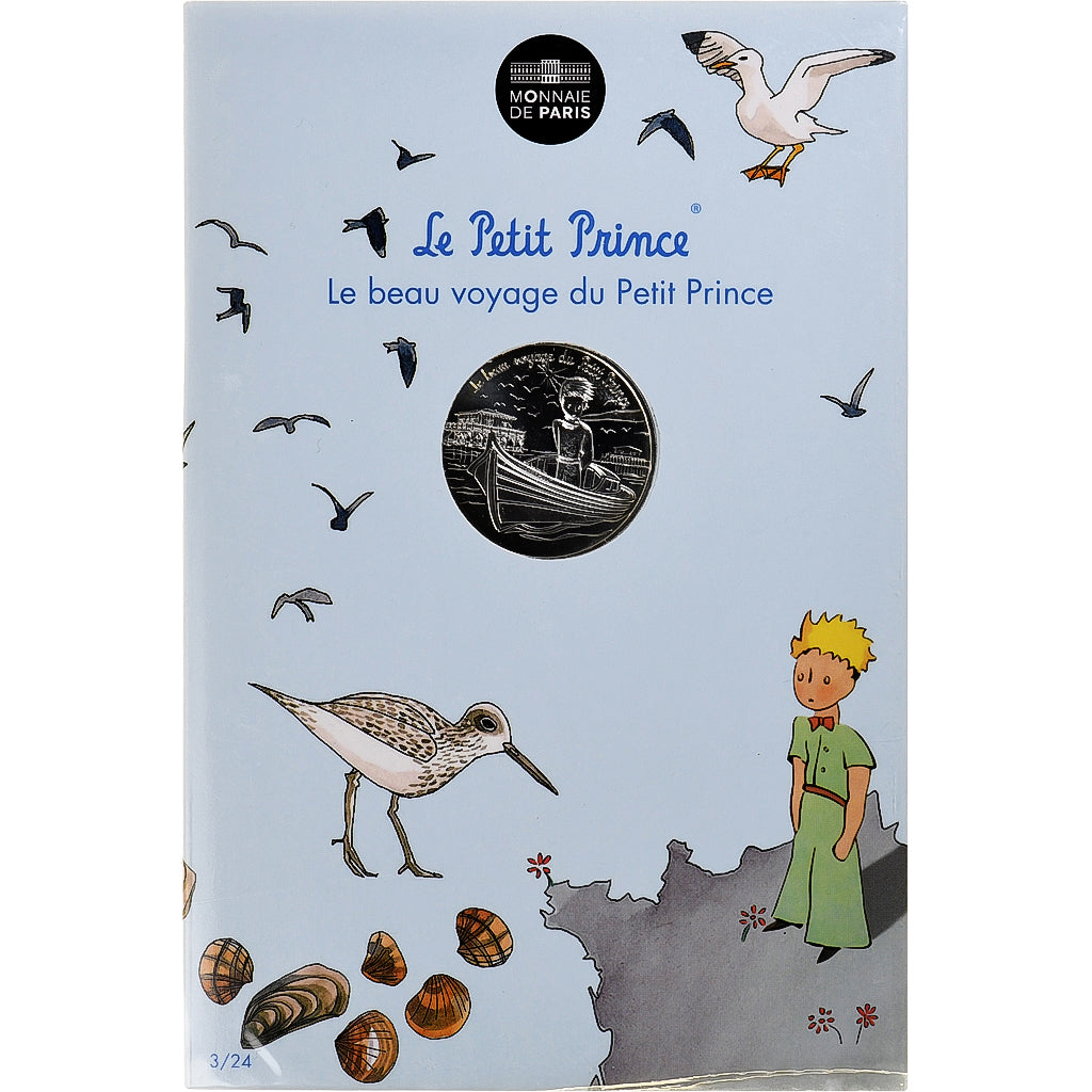 Francja, 10 Euro, Petit Prince Navigue sur une pinasse, 2016, Monnaie de Paris