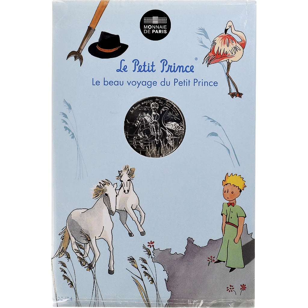 France, 10 Euro, Le Petit Prince À cheval, 2016, Monnaie de Paris, Silver