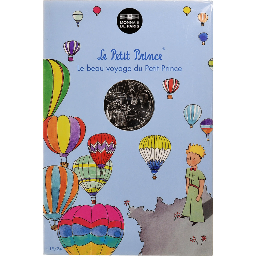 France, 10 Euro, Petit Prince En montgolfière, 2016, Monnaie de Paris, Argent