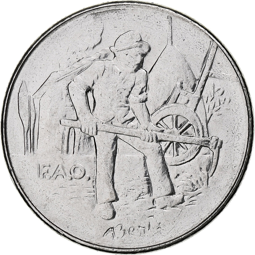 San Marino, 100 Lire, F.A.O., 1978, Rome, BU, Stainless Steel, MS(63), KM:82