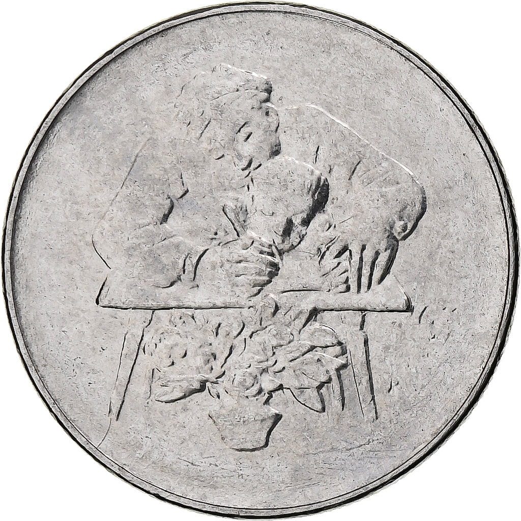 San Marino, 50 Lire, Work Life, 1978, Rome, BU, Stainless Steel, MS(63), KM:81