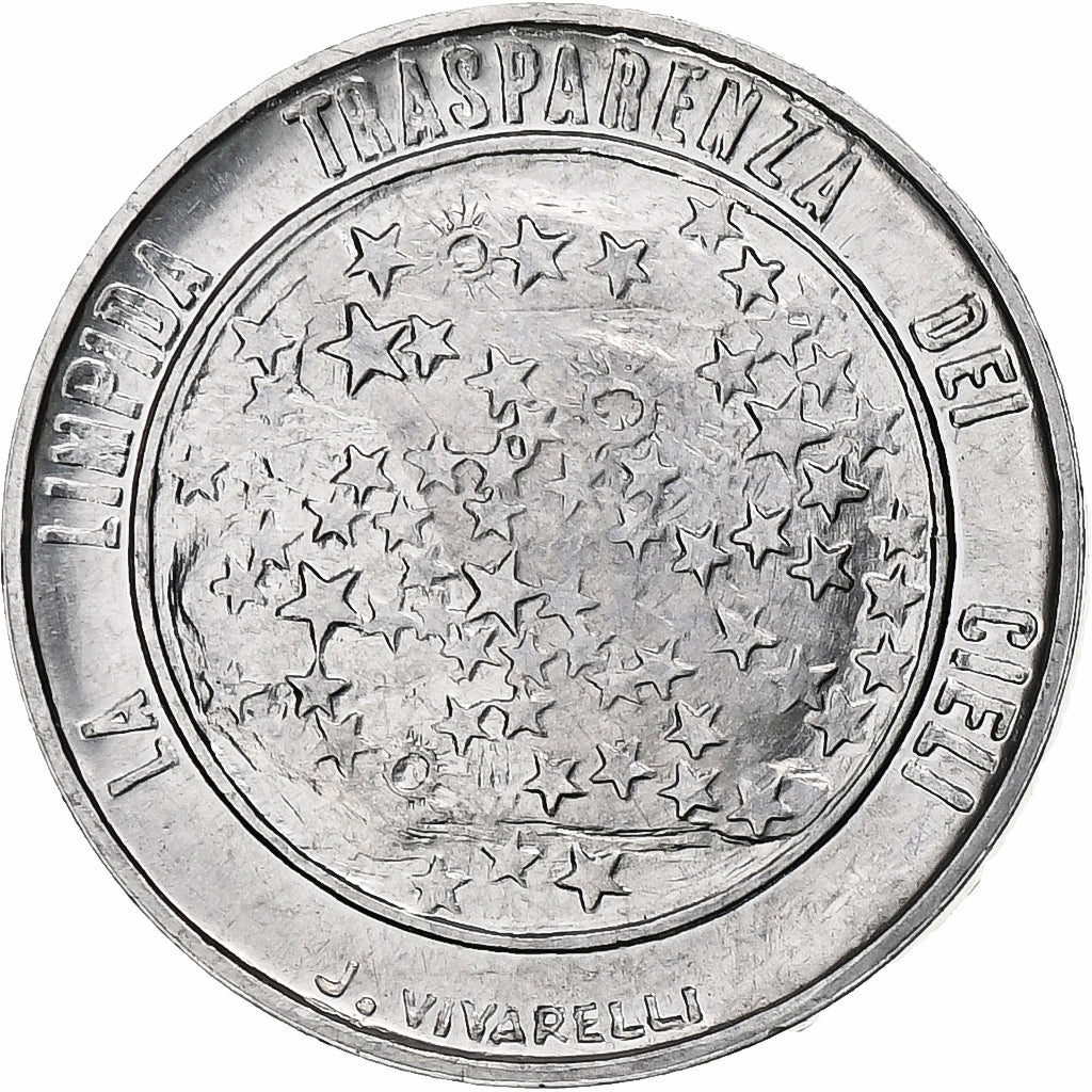 San Marino, 5 Lire, Protection of Nature, 1977, Rome, BU, Aluminio, SC, KM:65