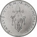 Vaticano, Paul VI, 100 Lire, 1974 / Anno XII, Rome, Aço Inoxidável, MS(63)