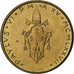Vaticano, Paul VI, 20 Lire, 1977 / Anno XV, Rome, Alluminio-bronzo, SPL, KM:120