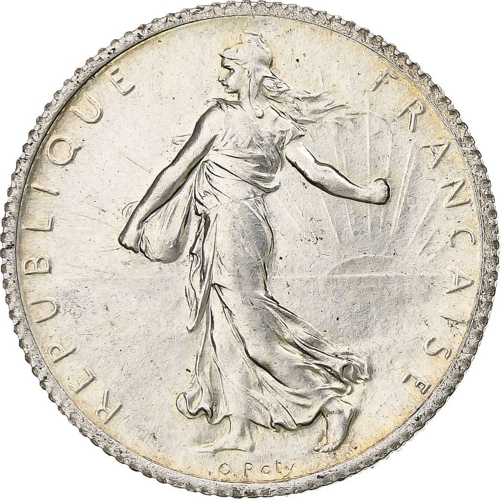 France, Franc, Semeuse, 1919, Paris, Argent, SUP+, Gadoury:467, KM:844
