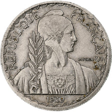 INDOCHINA FRANCESA, 20 Centimes, 1939, Paris, Magnetic, Níquel, EBC