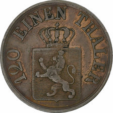 Germania, Electorate of Hesse, Friedrich Wilhelm, 3 Heller, 1859, Rame, BB
