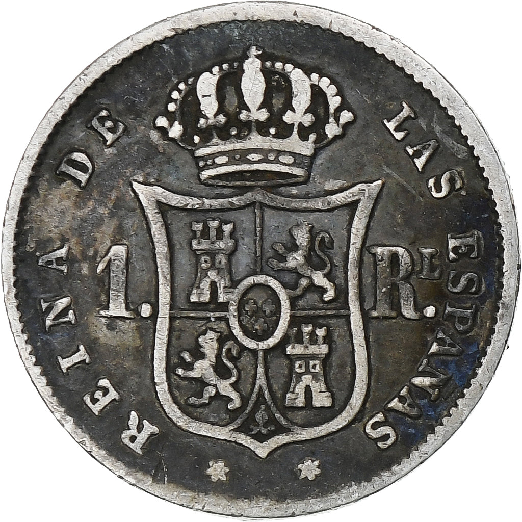 Espagne, Isabel II, Real, 1852, Madrid, Argent, TTB, KM:598.2