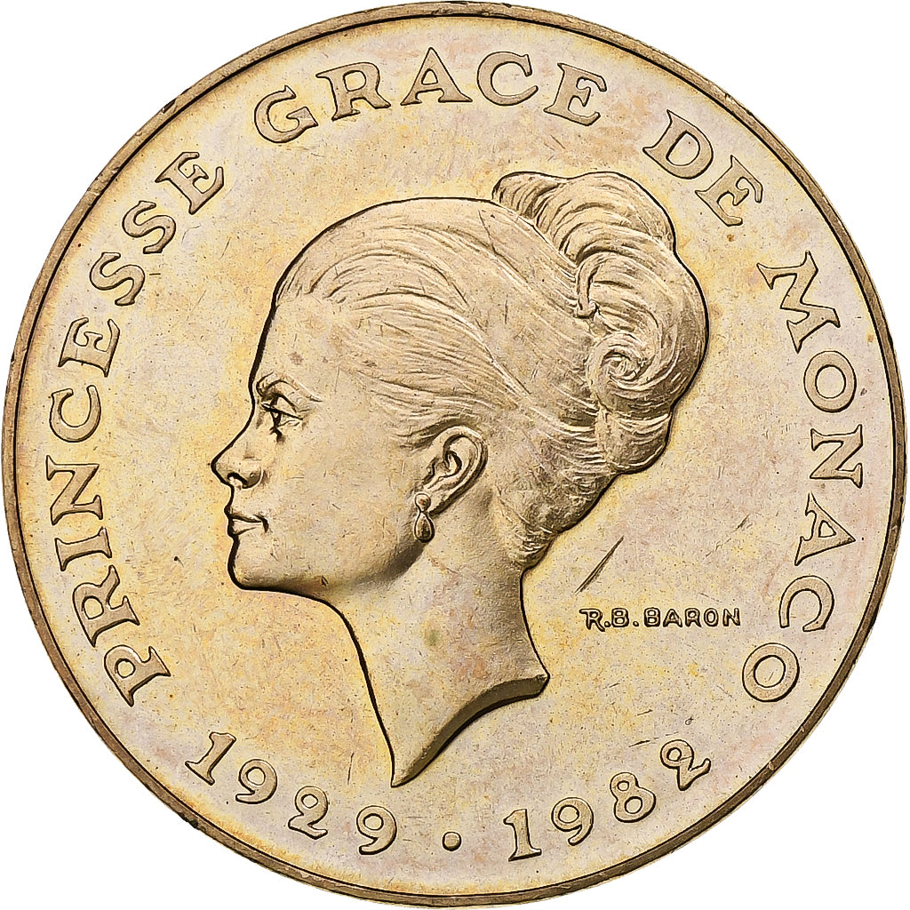 Monaco, Rainier III, 10 Francs, Princesse Grace, 1982, Monnaie de Paris